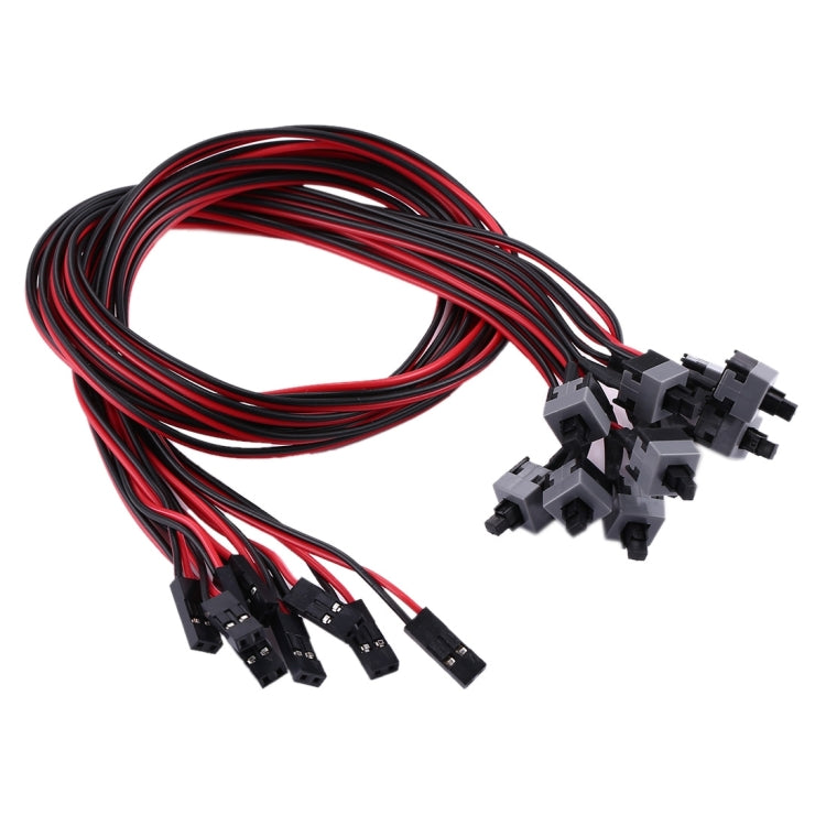 Afbeelding van 10 PCS Computer Chassis Power Switch Cable