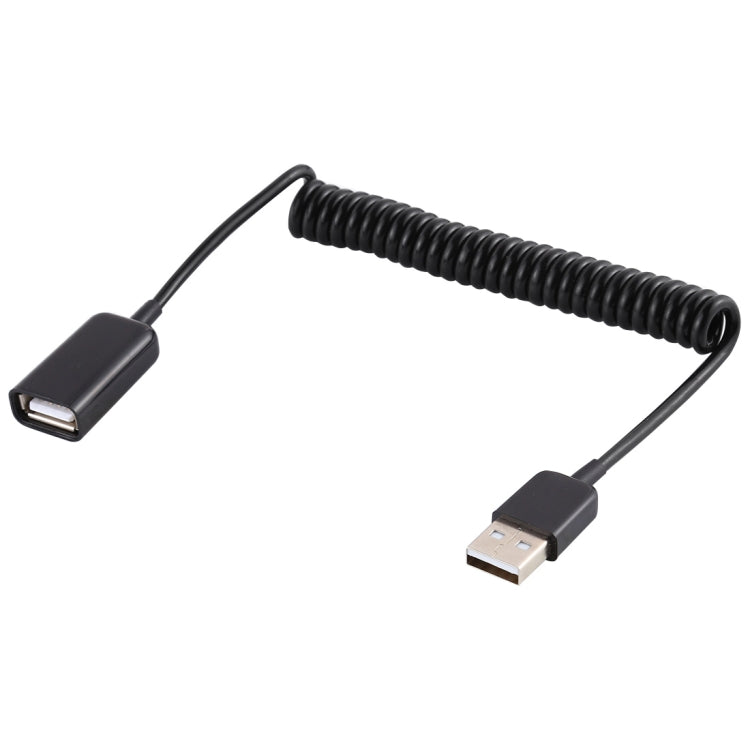 Afbeelding van USB Male to USB Female Laptop Spring Charging Cable