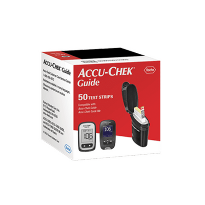Accu-Chek Guide Blood Glucose Test Strips, Box of 50