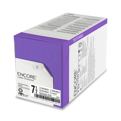 Ansell Encore Textured Latex Surgical Glove, Size 6.5, Sterile, Powder-free, Chemo Rated, Natural Color, 5785002