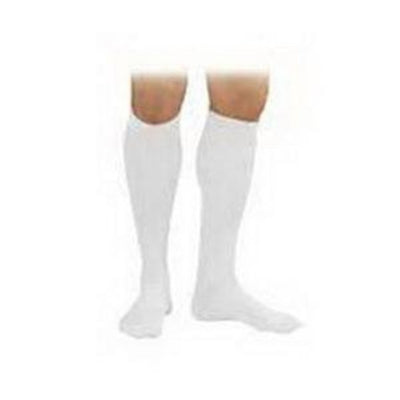BSN Jobst Men's SensiFoot Diabetic Knee-High Mild Compression Socks, Closed Toe, XL, White