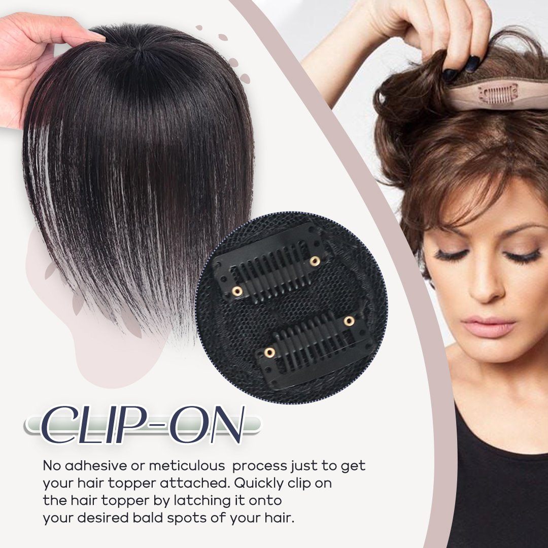 Clip-On Hair Topper – TimelessNova