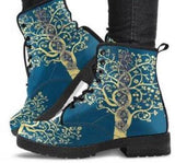 Combat Boots, Lace Up, Festival Bohemian Ankle Boots Combat boots,  Boots- Tree of Life-