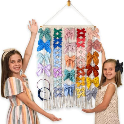 Wall Hanger Headband & Bow Holder for Girls Baby Hair Accessories