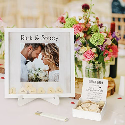 Love Story Personalized Wedding Guest Book