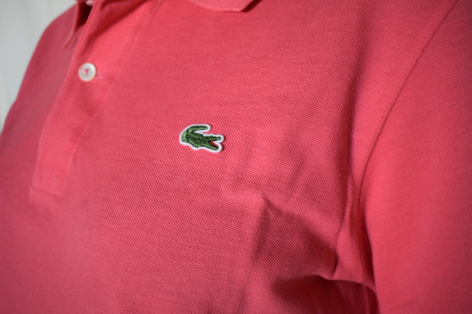 lacoste shirt pink