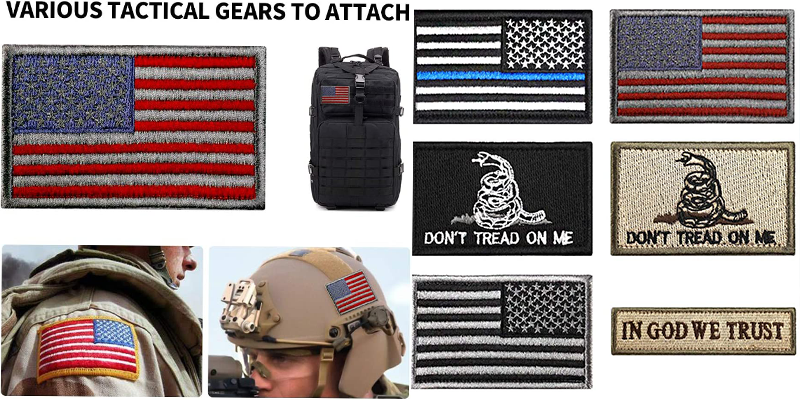 Tactical mountaineering clothes hats Flag Patch