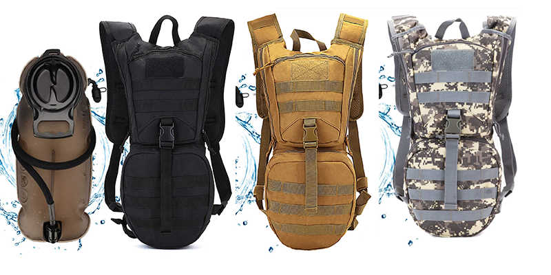 Tactical Hydration Pack Backpack with 3L Bladder