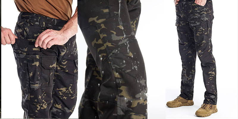 Men's Tactical Ripstop Water Resistant Cargo Pants