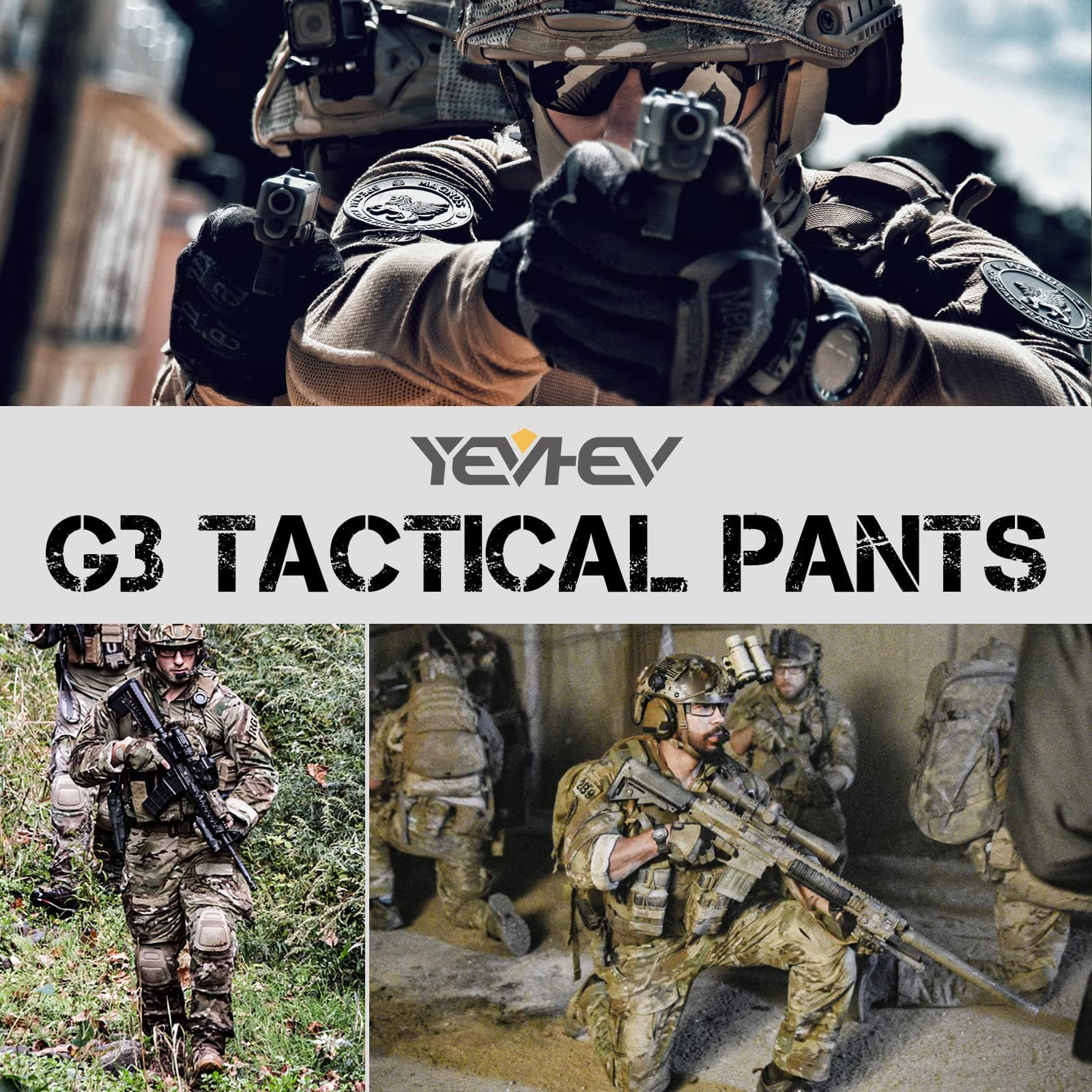 military cargo pants with knee pads