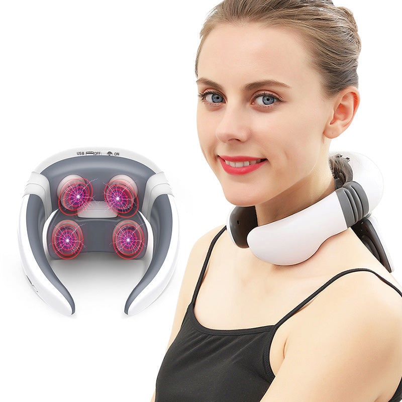 Smart 4d Heated Neck Massager Neck And Shoulder Massager Plus Care