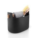 Eva Solo Utensil Caddy in Black Shown with Cleaning Tools