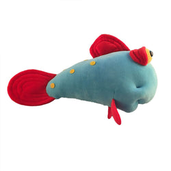 Funny Friends Plush Fish Red, Yellow and Blue Lippe Momba Large - 16 Inches