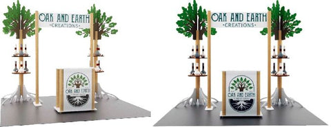 Cannabis retail pop up shop booth 2