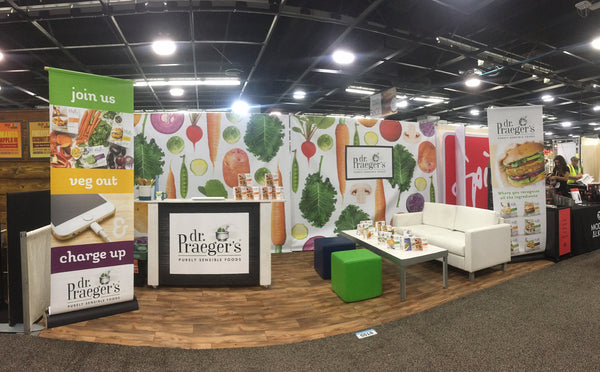 Dr. Praeger's Natural Products Expo West Tradeshow Booth by Boothster