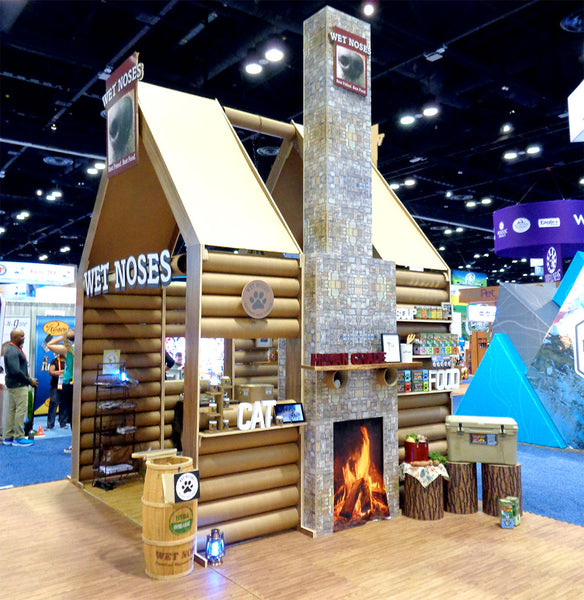 custom tradeshow booth design and fabrication for pet industry
