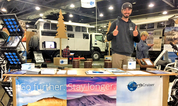 ecofriendly tradeshow booth design for earthcruiser