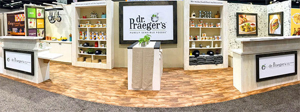 ecofriendly tradeshow booth design for natural products expo west