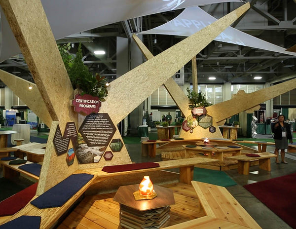custom tradeshow booth design for the united states forest service at IUFRO