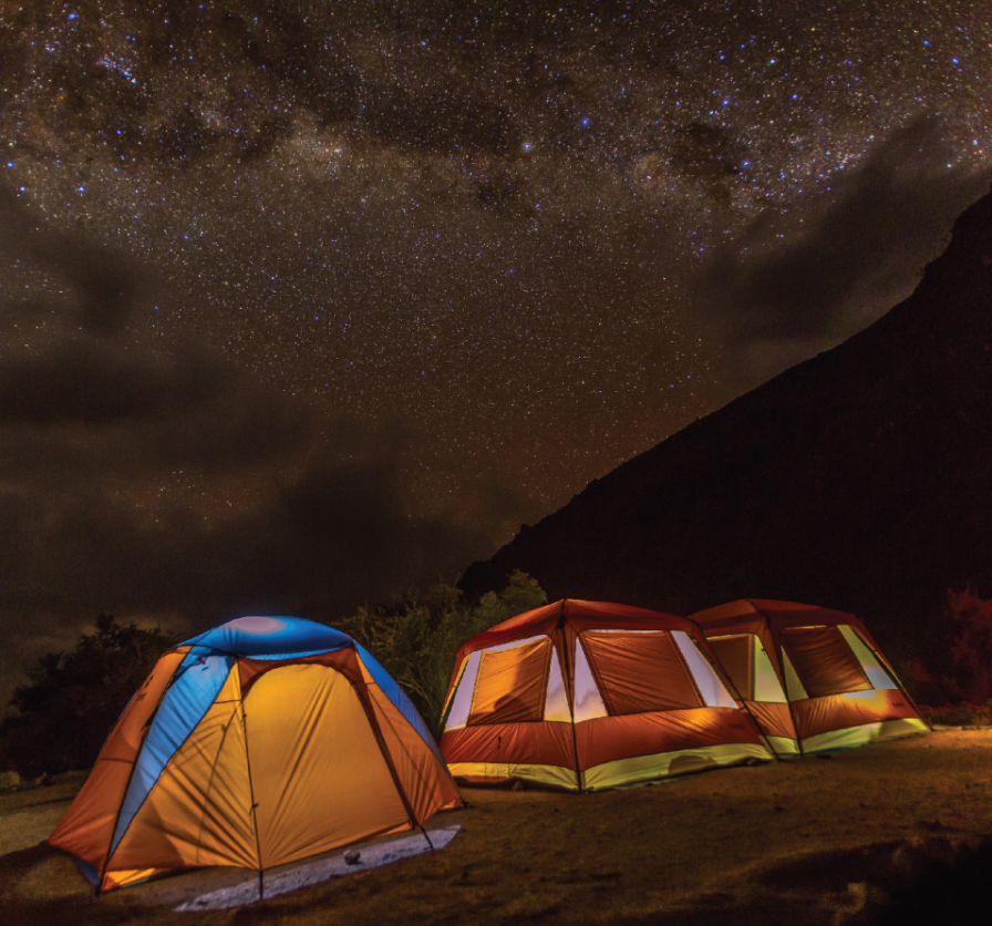 Camping In Hiking