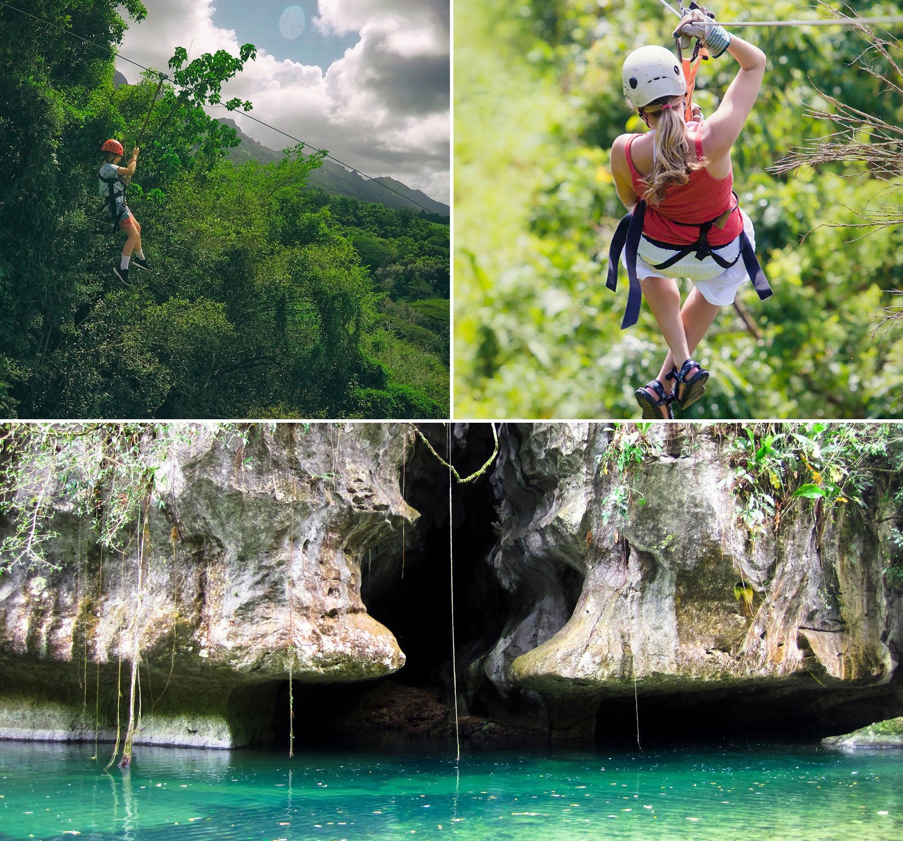 Cave Tubing & Zipline In Beach