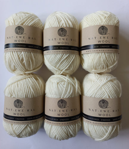 Undyed Natural Coloured Dark Brown Yarn - 6 pack – Nat-Ewe-Ral Wool