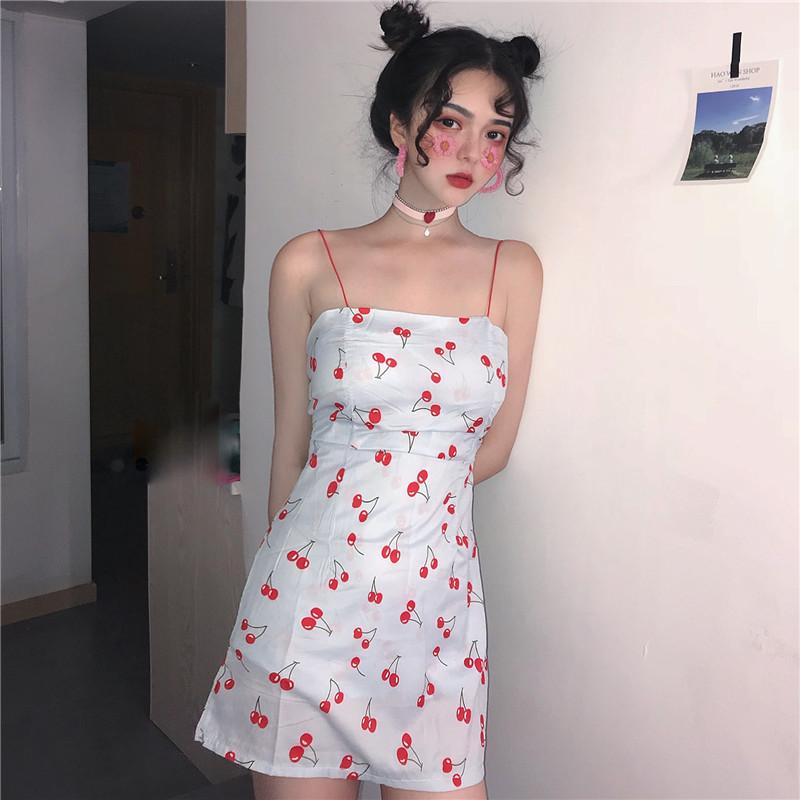 cherry mini dress
