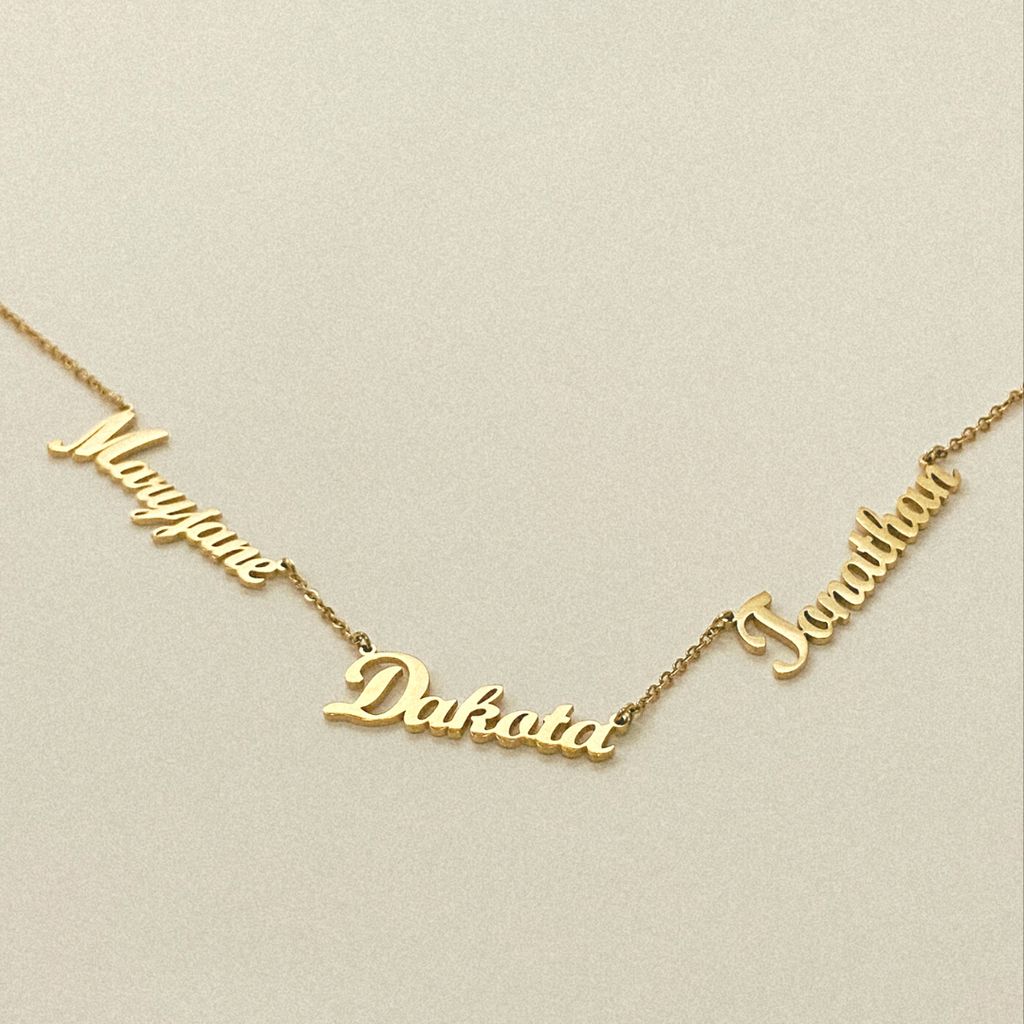 SELENA Initial Letter Necklace