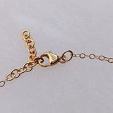 Gold bracelet lobster clasp
