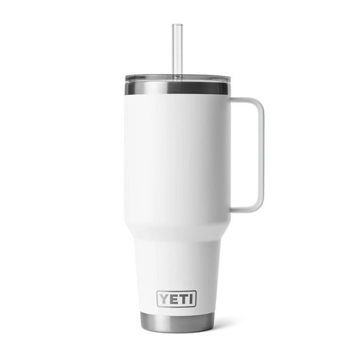 YETI Rambler - Vaso de acero inoxidable con tapa MagSlider, 10 onzas, color  blanco