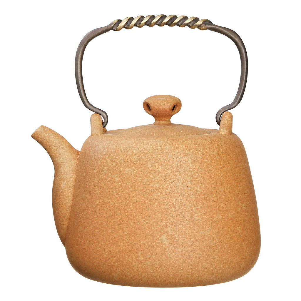 Ceramic Kettle - Crescent Spring Kettle with thermometer 1.1L