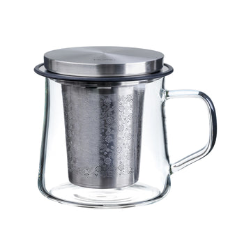 Tea Mug with Infuser - Shimmer Glass Mug 15oz – EILONG®