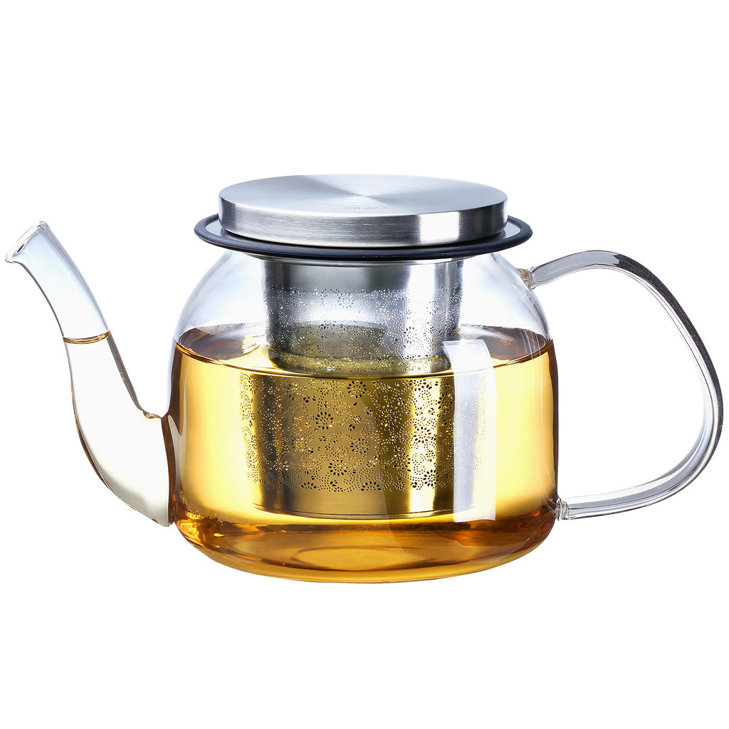 Glass Juliet Teapot with Warmer Set - The Teapot Shoppe, Inc.