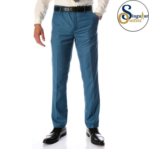 Blue Teal formal dress pants for suits Singular Outfits Pantalones formales de vestir Azul