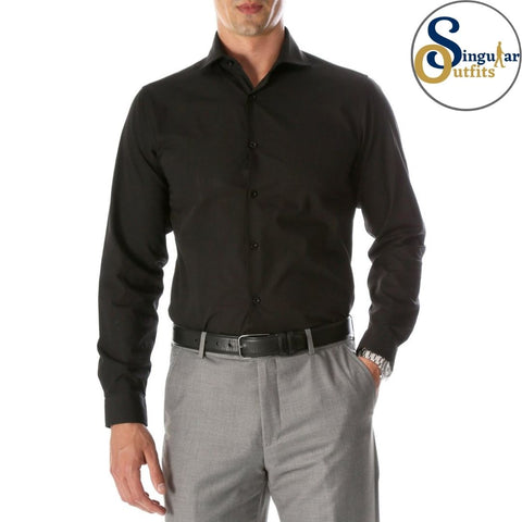 Black Formal Dress Shirt Singular Outfits