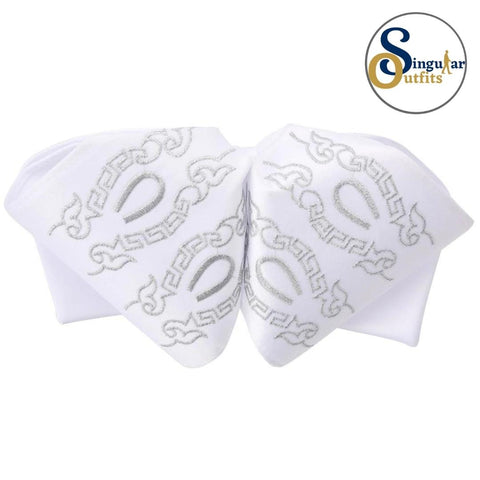 Embroidered charro bow tie