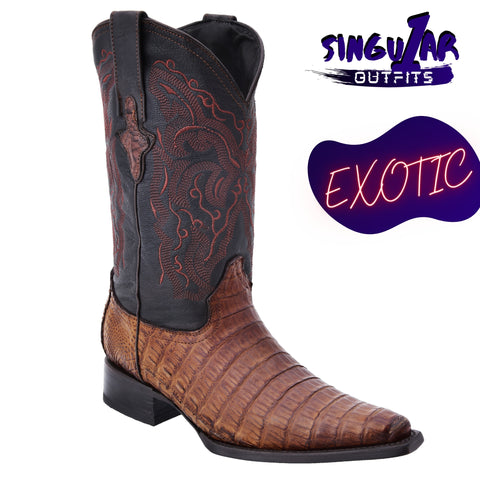 Exotic cocodrile boots