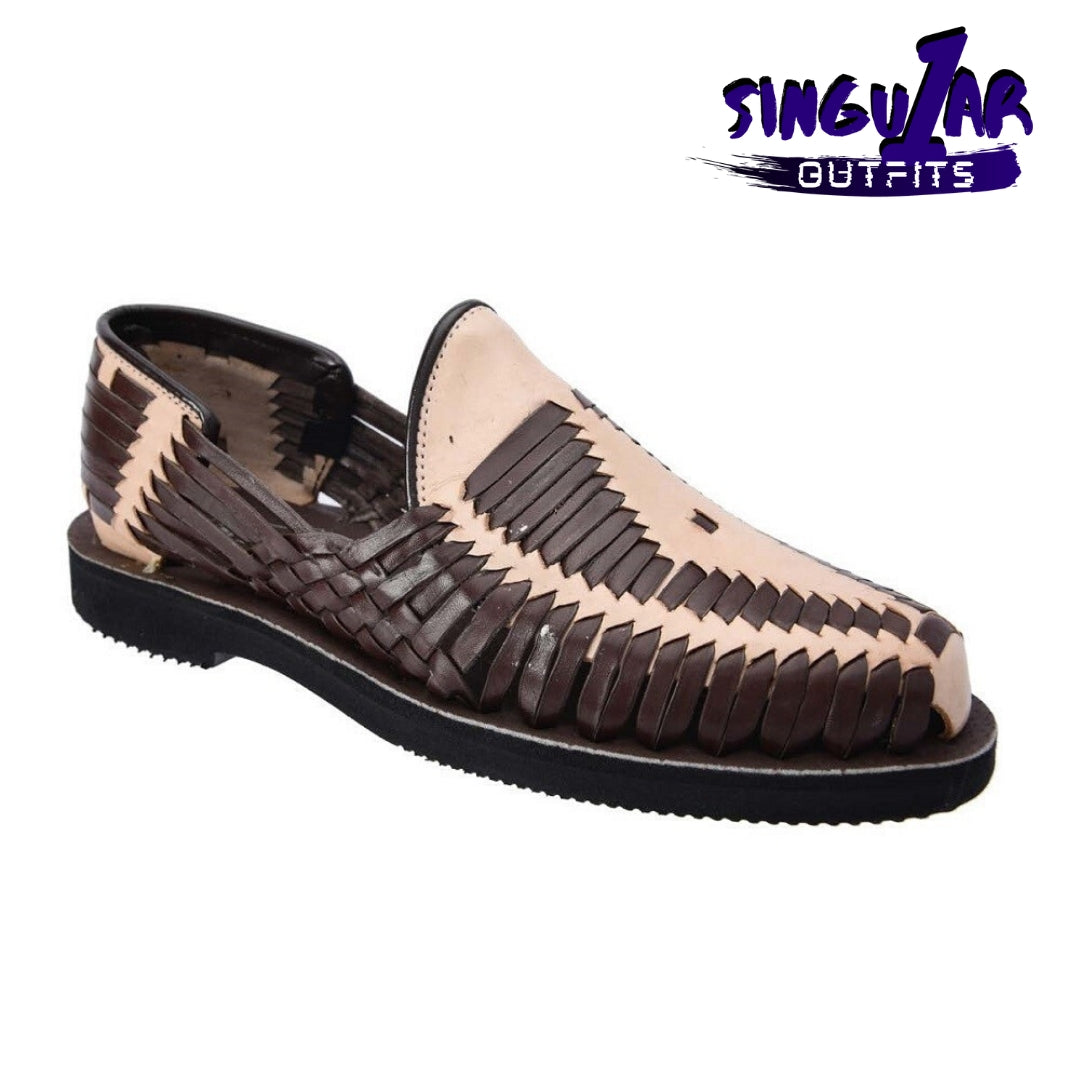TM-31285 Zapatos Tejidos Mexicanos de hombres Huaraches mens Mexican handwoven shoes Singular Outfits