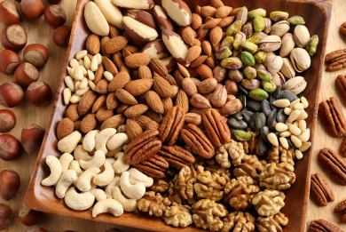 highest fiber foods - nuts