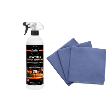 Microwave Oven Cleaner + Dual Action Microfiber Cloths