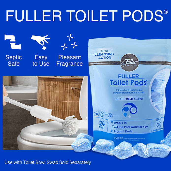 Fuller Toilet Pods® Drop in Toilet Bowl Cleaner - Toilet Bowl