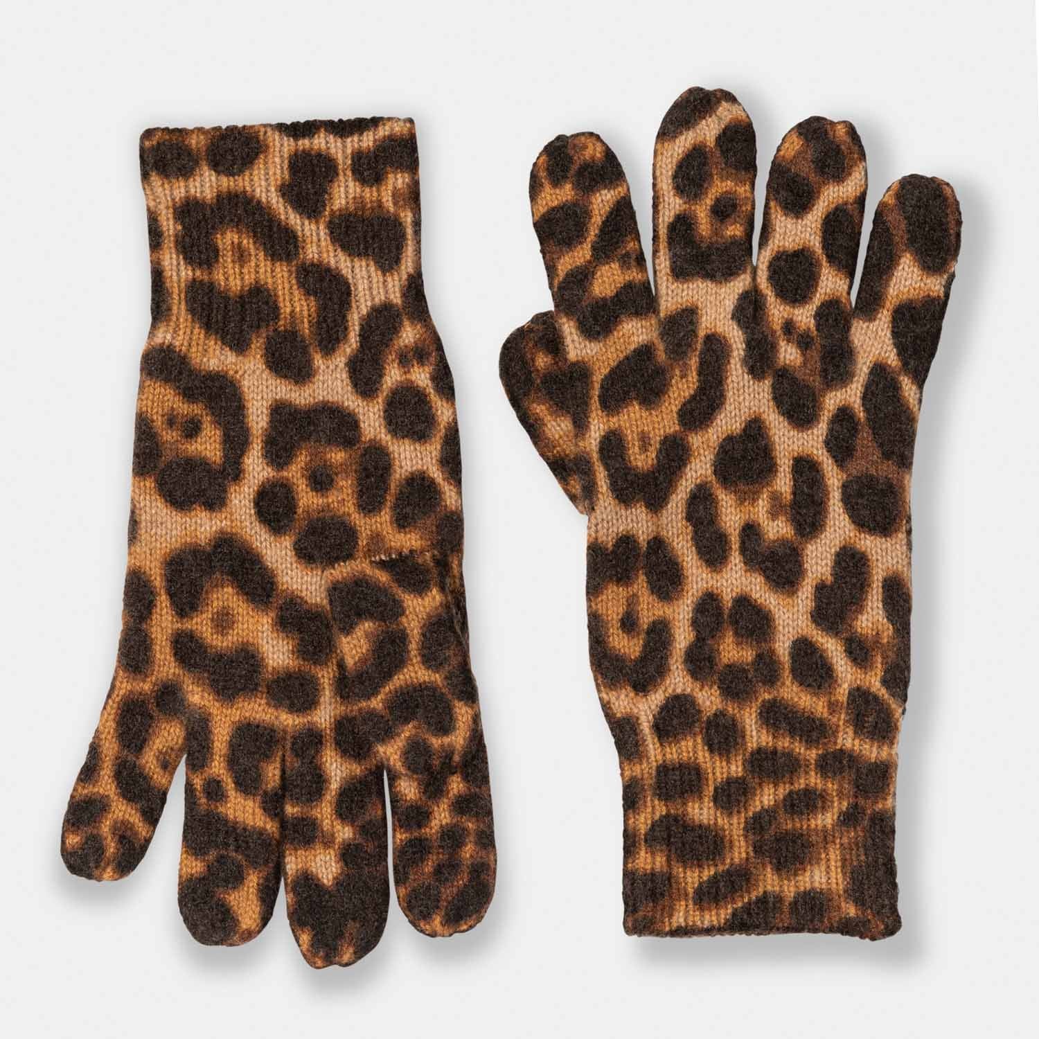 cheetah hat and gloves