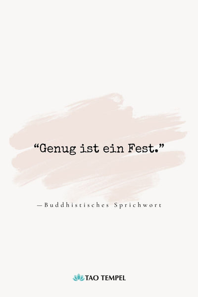 Buddhistisches Sprichtwort