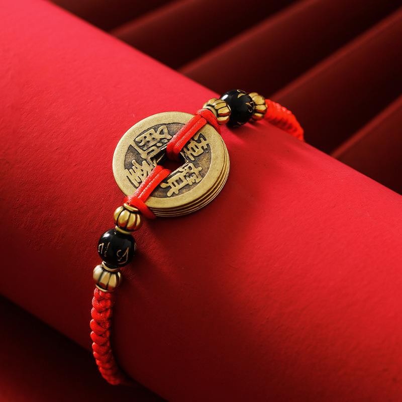 Chinesisches Münzarmband - Feng Shui Armbänder für Reichtum