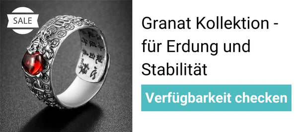 Granat Kollektion für Erdung und Stabilität