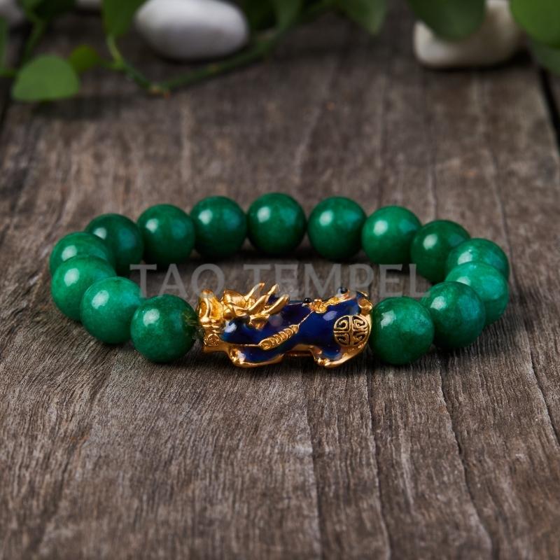 Armband aus grüner Jade - Feng Shui Armbänder für Reichtum