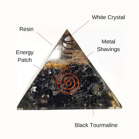 black tourmaline orgone pyramid