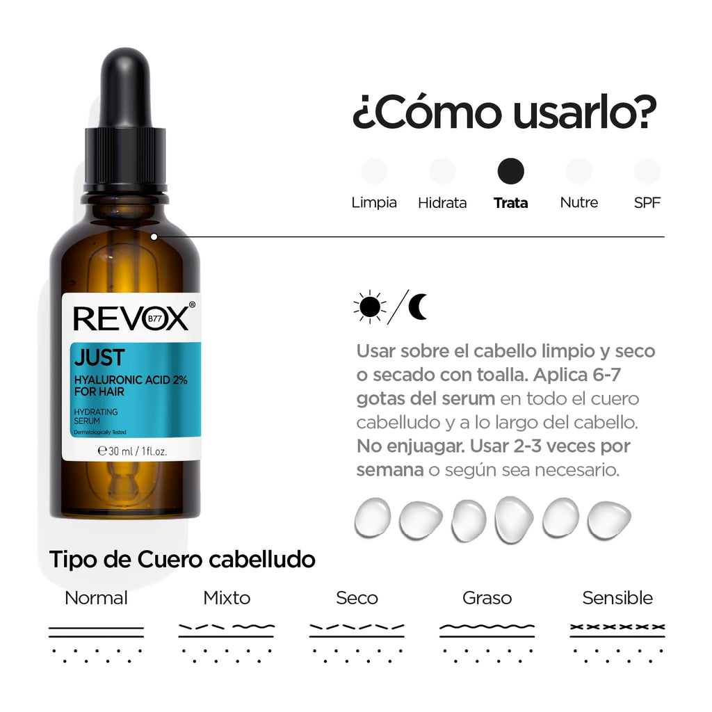 Ácido Hialurónico 2% Para Cabello