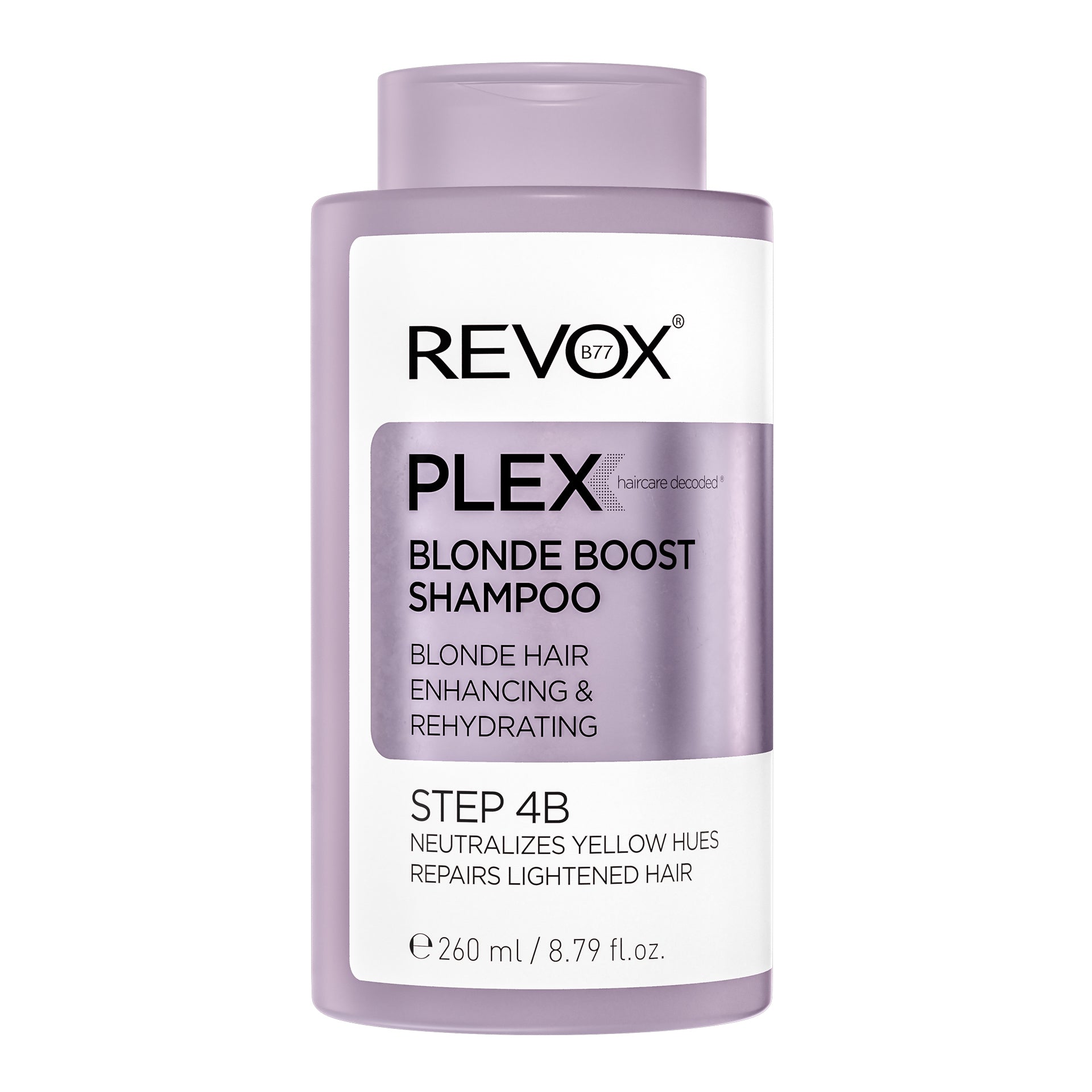 Blonde Boosting Shampoo. Step 4B – Revox B77