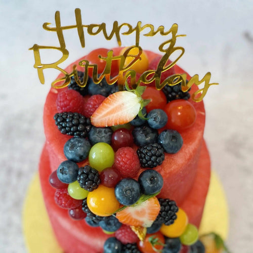 Simple Fruit Design Cake – Wedding Cakes | Fresh Bakery | Pastry Palace Las  Vegas